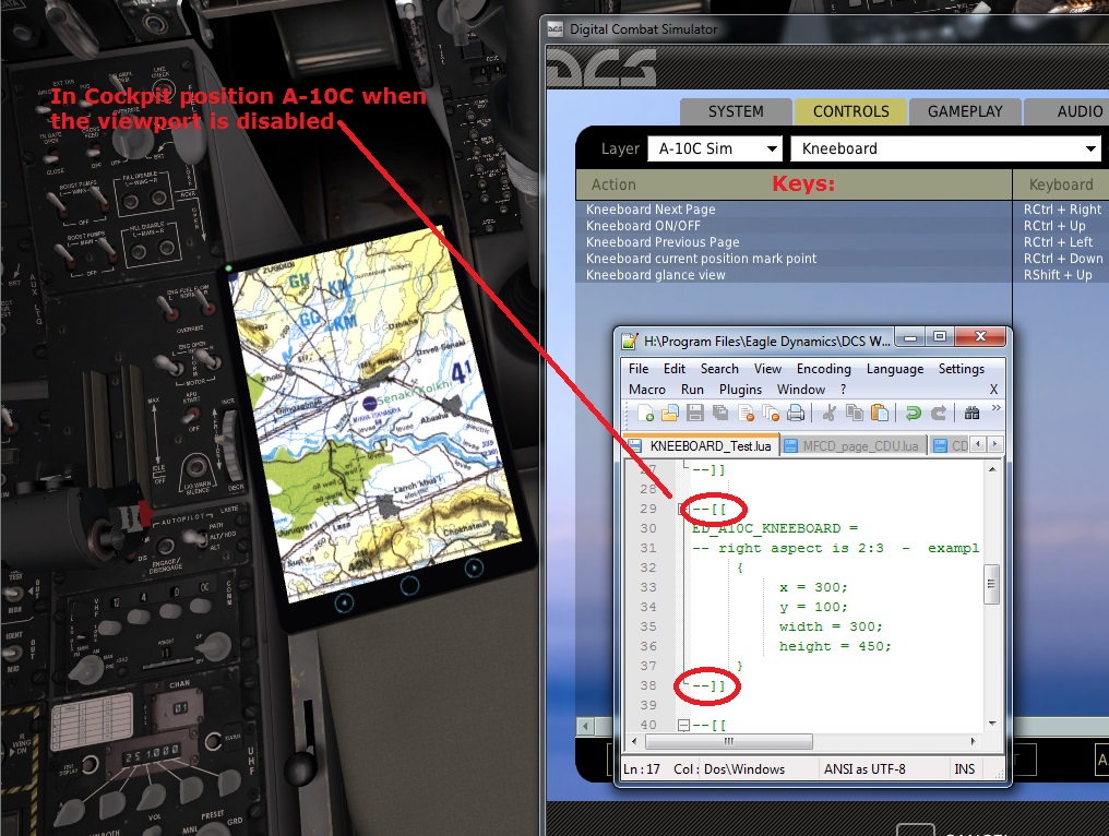 KNEEBOARD Tablet Mod for DCSWORLD